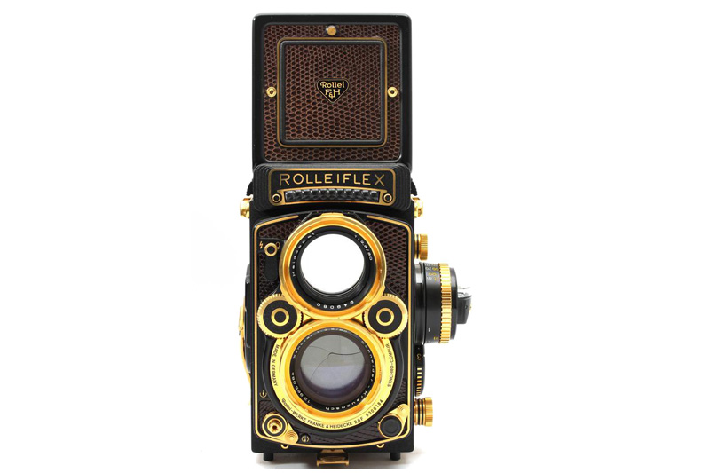 Rolleiflex 禄来 2.8F Aurum 白脸金机 收藏之选